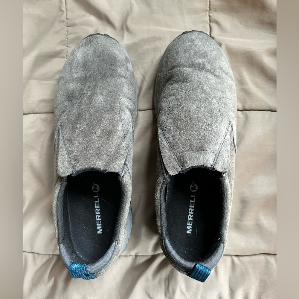 Merrell Jungle Moc AC+ - US 10 - Beluga color leather slip on shoes